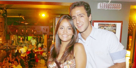Laura Cintra e Eduardo Pini também curtiram o Picanha  semana  passada